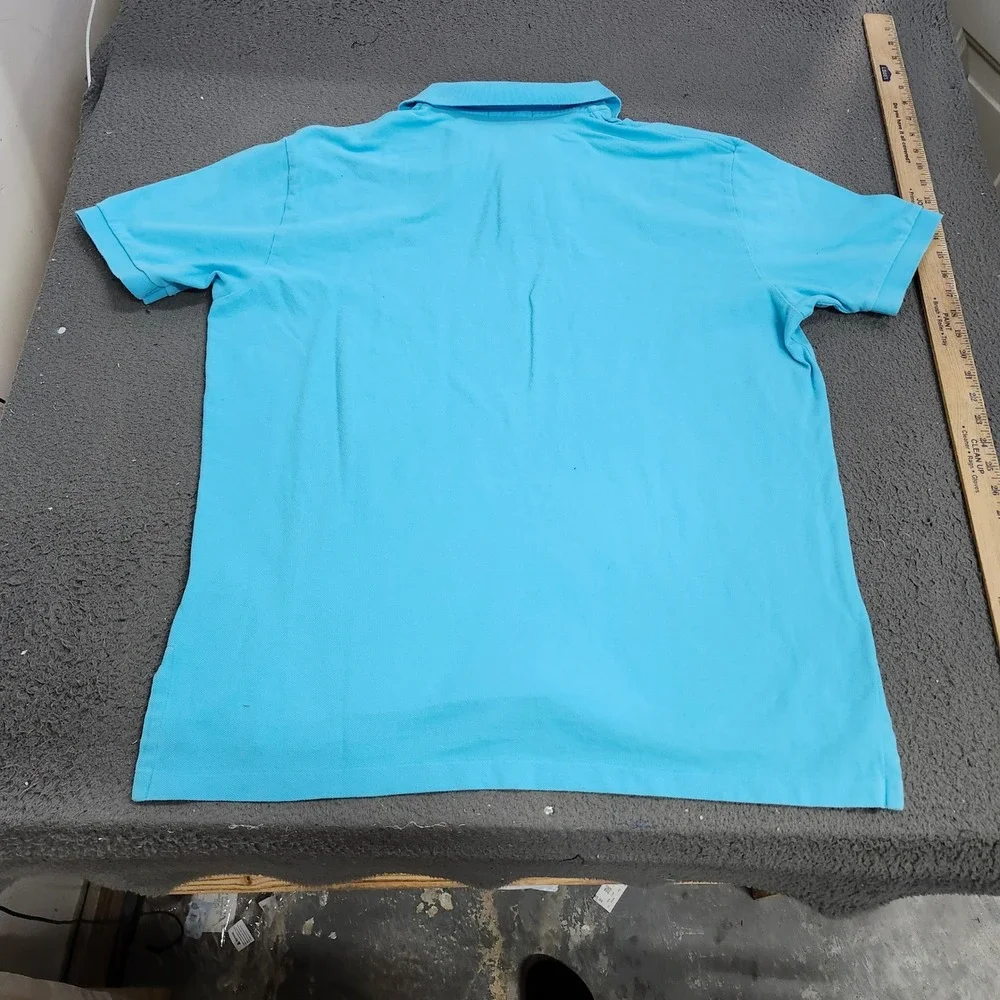 Polo Ralph Lauren Classic Fit Polo Shirt Mens XL Blue Pink Pony Cotton